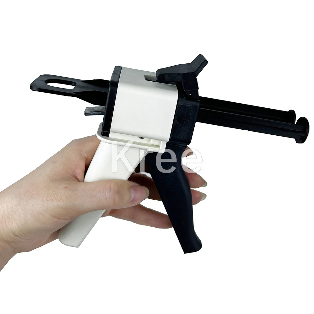 Dental Impression Gun Mixing Dispensing Universal Dispenser Gun 1:1/1:2 Silicon Rubber Dispenser Gun 10:1 Dentist Tools