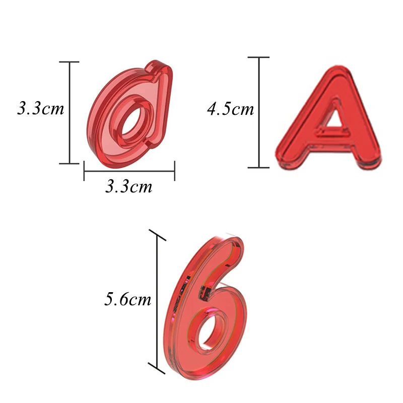 Transparant Alfanumerieke Spelling Woord Wiskunde Spel Regenboog Hoofdletters/Kleine Letters Engels Rekenkundig Leren Educatief Speelgoed