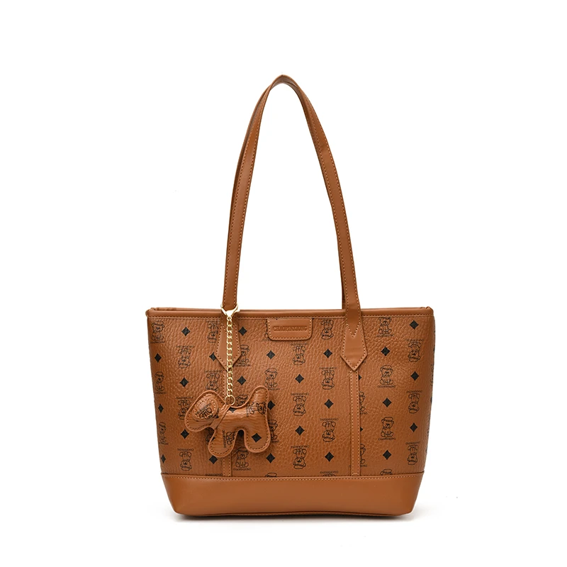 

Elegant Leather Messenger Purse For Ladies, Fashionable Diaper Bag With Large Capacity, High-End Trendy Crossbody For Shopping