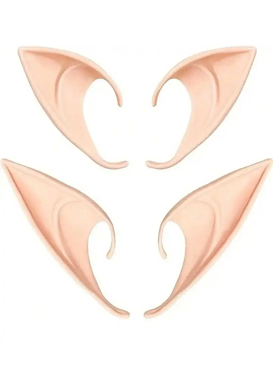 2pcs Magical Elf & Fairy Ears - Versatile, Comfortable Costume Accessories For Holidays & Cosplay