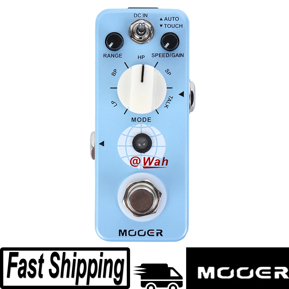 

MOOER @Wah Digital Auto Wah Pedal Guitar Effect 5 Modes True Bypass Full Metal Musical Instrument Wah Effector Pedal Accessory