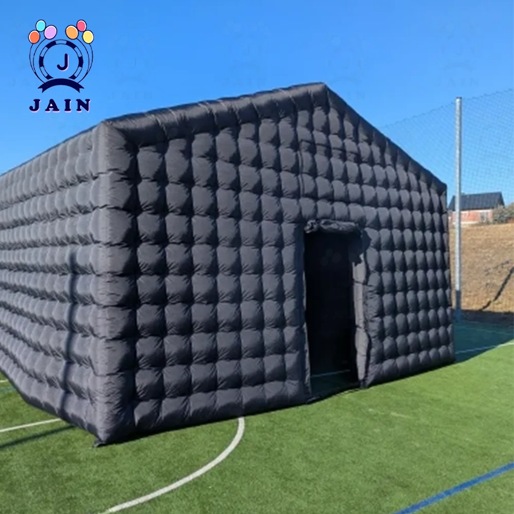 

Large Black Inflatable Nightclub 20FT Inflatable Party Tent with Logo Area Inflatable Night Club Tent for Adult Wedding Birthday