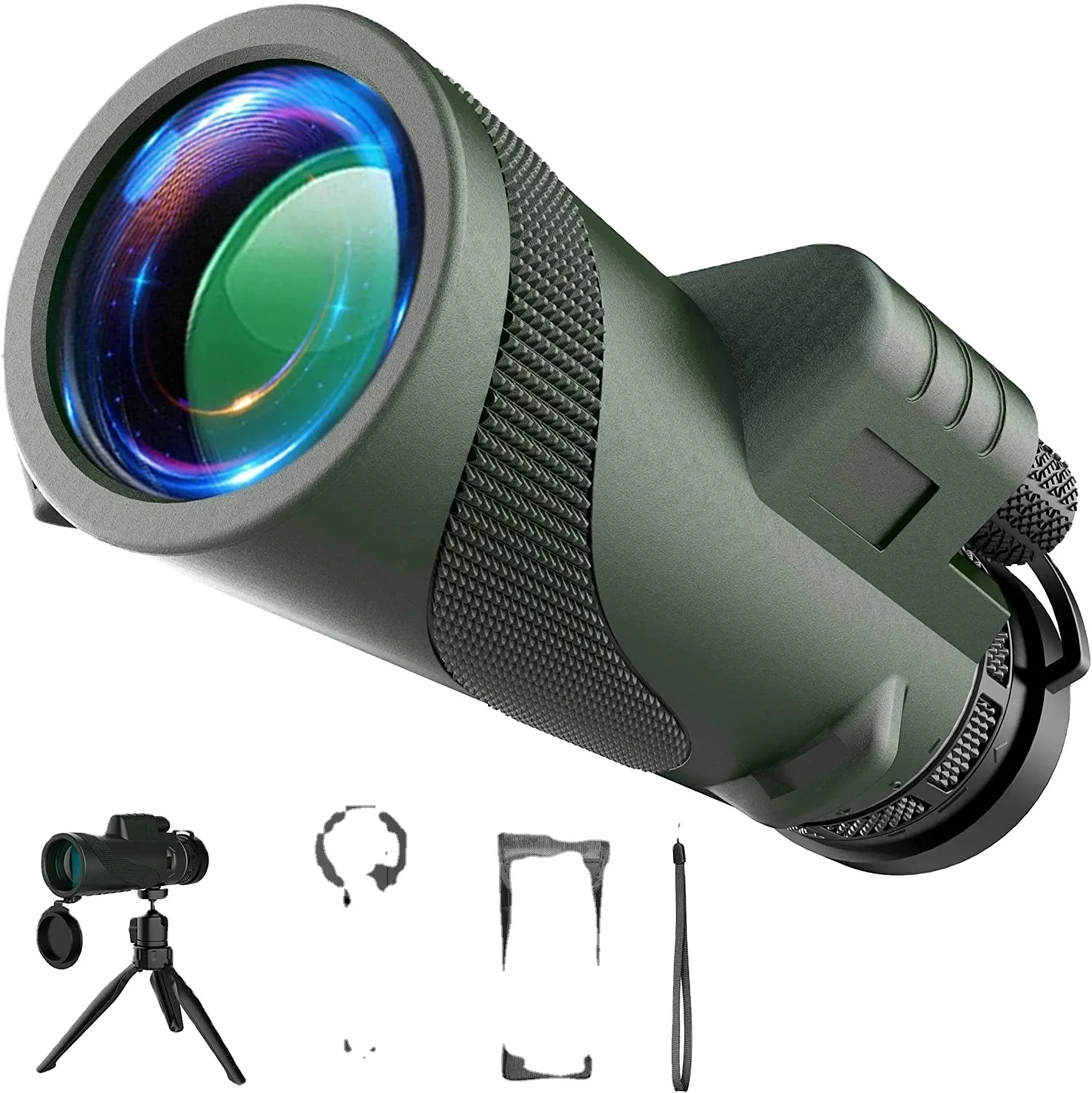 

Hot selling High Power large Eyepiece monocular scope bird watching with monocular tripod