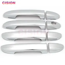Chrome Exterior Car Side Door Handle Bowl Bezel Cover Trim ABS Sticker Styling Decor For Kia Cerato Spectra Sephia 2003-2008