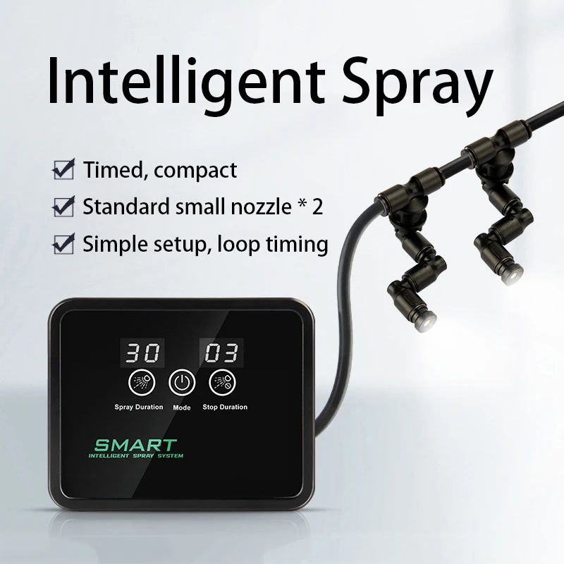 

Pressure Sprayers Reptile Humidifier Portable Aquarium Rainforest Tank Sprayers Intelligent Timing Fish Tanks Fogger Pump System