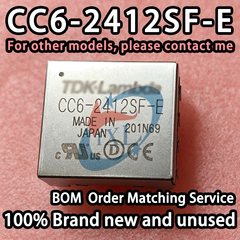 【100% Brand New】CC6-2412SF-E CC6-2412SR-E DC-DC Power Module 24V to 12V 6W Isolated Converter