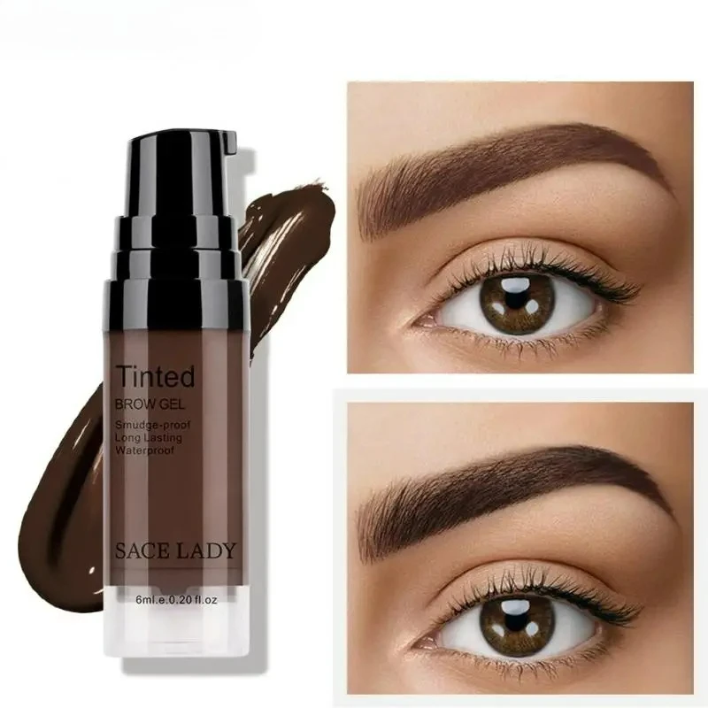 Gel à sourcils liquide, crème imperméable, teinte longue durée, maquillage, cire à sourcils lisse, cosmétique