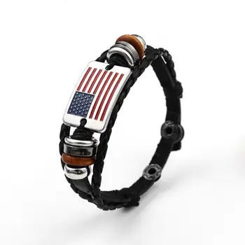 6 best sales Pulseira de bandeira com miçangas - №2