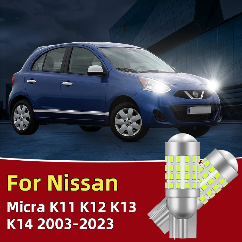 

2PCS T10 Car Led Bulb For Nissan Micra K11 K12 K13 K14 width lights side marker position Signal Lamp 12V 24V Auto indicators