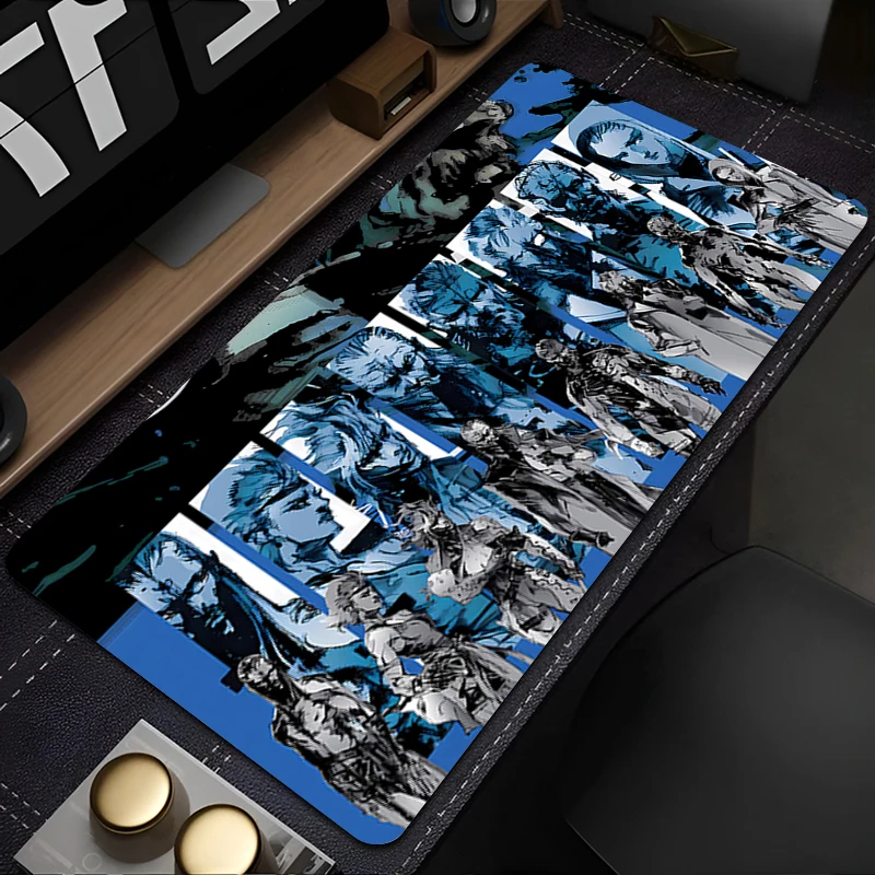 Mouse Pad Laptop Non-slip Esports M-metal Gear Solid Office Laptop Desk Mat Game Player Mousepad PC Accessories Keyboard Pad