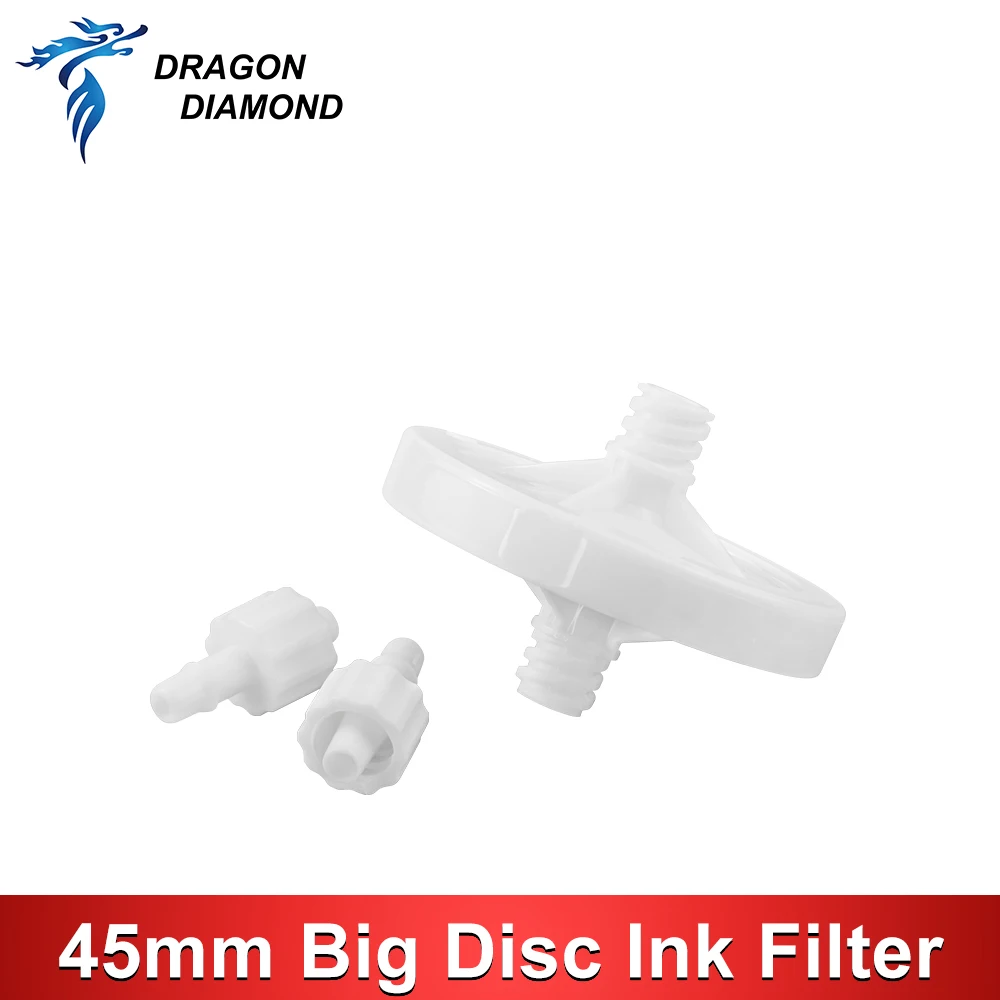Filtro de tinta de disco grande de 45mm para impresora de tinta solvente Infiniti Challenger ICONTEK CRYSTALJET Myjet Wit-color Gongzheng
