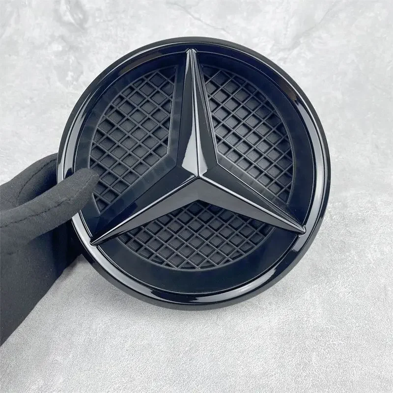 

Автомобильная наклейка 2025 горячая для Benz Grill Badge Grid Style Передняя эмблема для Mercedes Benz AMG A B C E CLA CLS SLK GL Metris GLK GLA G