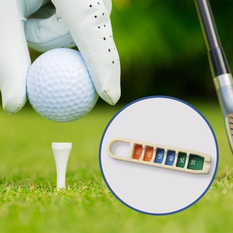 

Гольф -тройники высота настройки 6 Настройки пластиковые корректировки тройники высоты высоты