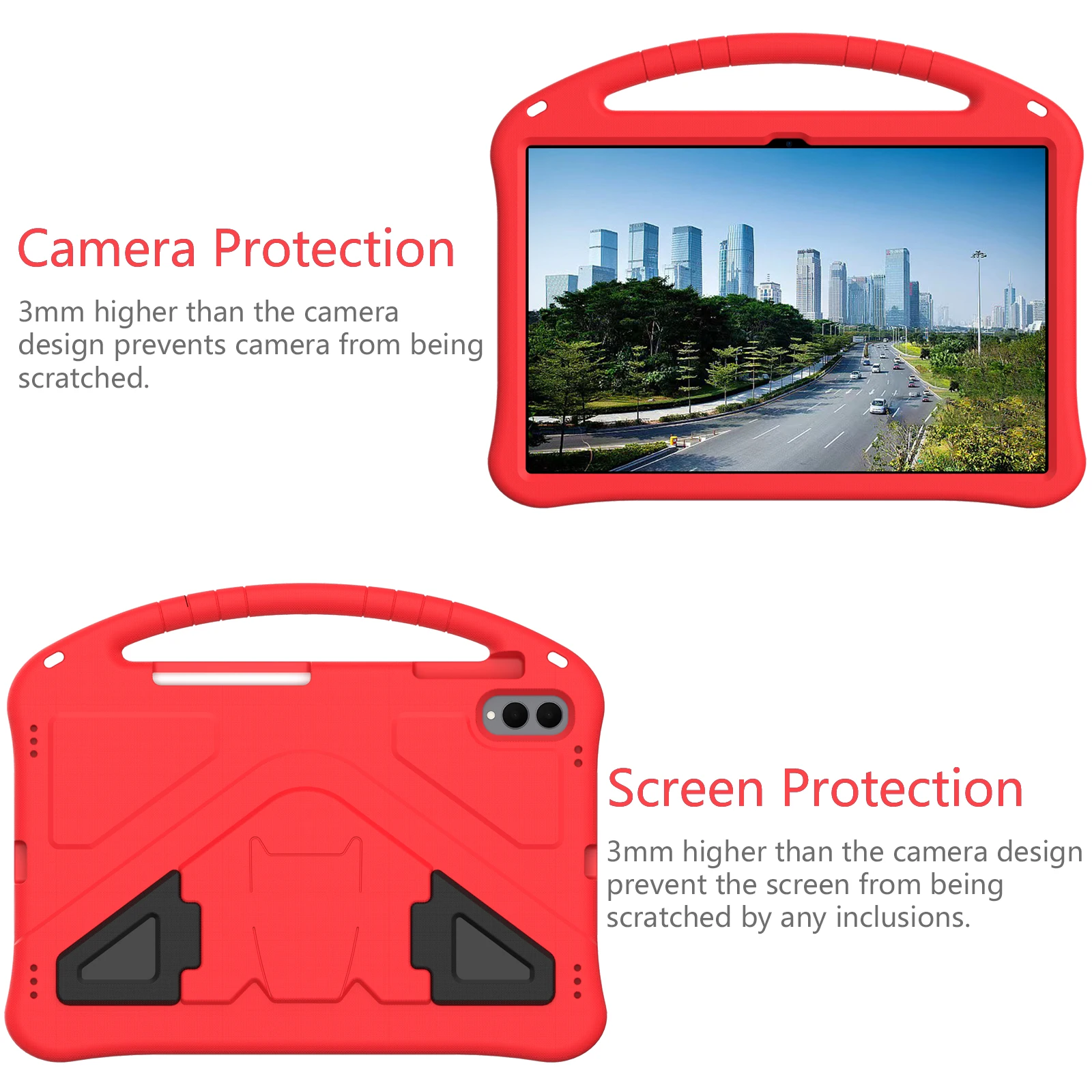 

EVA+PC Protective Case for Samsung Galaxy Tab S11 Ultra 14.6" 2025 Tablet Cover SM-X930 SM-X936 with Rear Kickstand