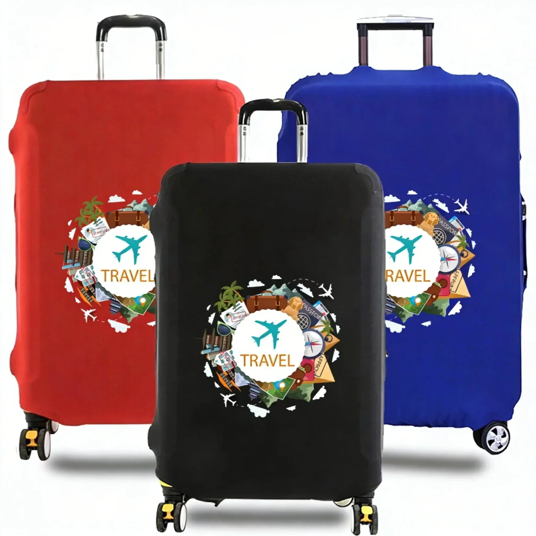 

Защитные чехлы для багажа: чехол для чемодана, аксессуары для путешествий, серия Travel Printing Series