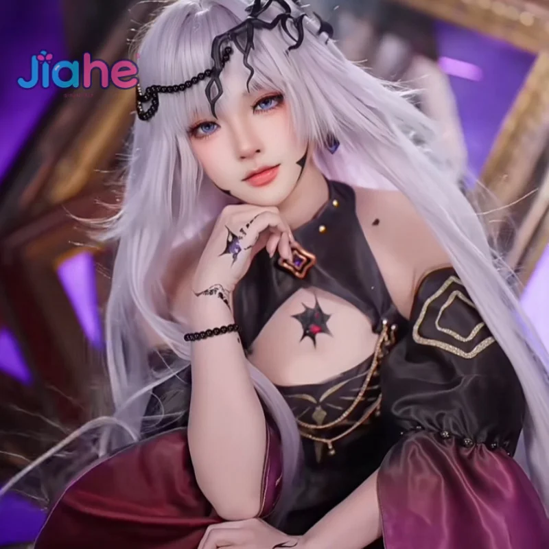 

Новый костюм для косплея «Путь в никуда» Hella, сексуальное женское платье, аксессуары для вечеринки на Хэллоуин, реквизит с короной, комплект униформы Hella S-XXL