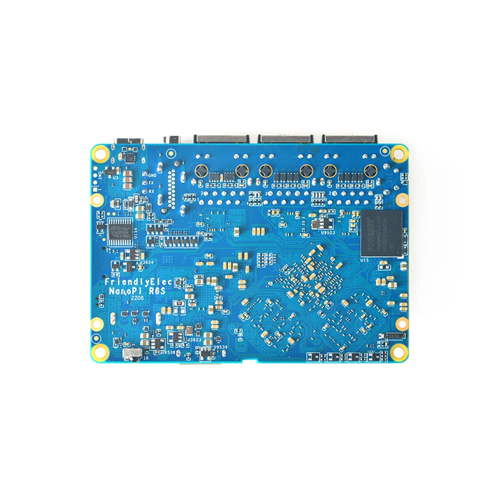 Imagem -06 - Placa de Desenvolvimento Youyeetoo Mini Nanopi R6s Rockchip Rk3588s Npu 6tops Dual 2.5g Mais Suporte a so Andróide Ubuntu Friendlywrt