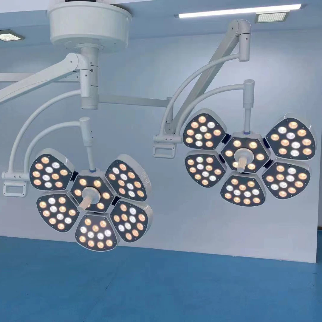 Wall Ceiling-Mounted Plastic Surgical LED Operating Light Electric Metal Shadowless Medical Examination Lamp Wall-Mounted