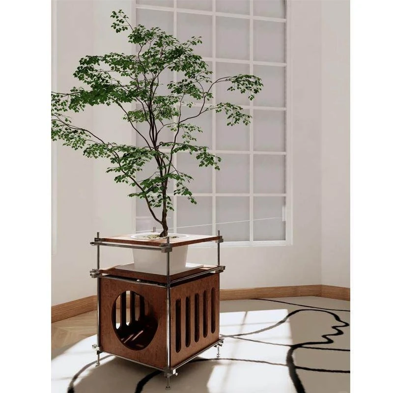

Potted plant shelves, movable flower shelves in the living room, a few green plant flower shelves