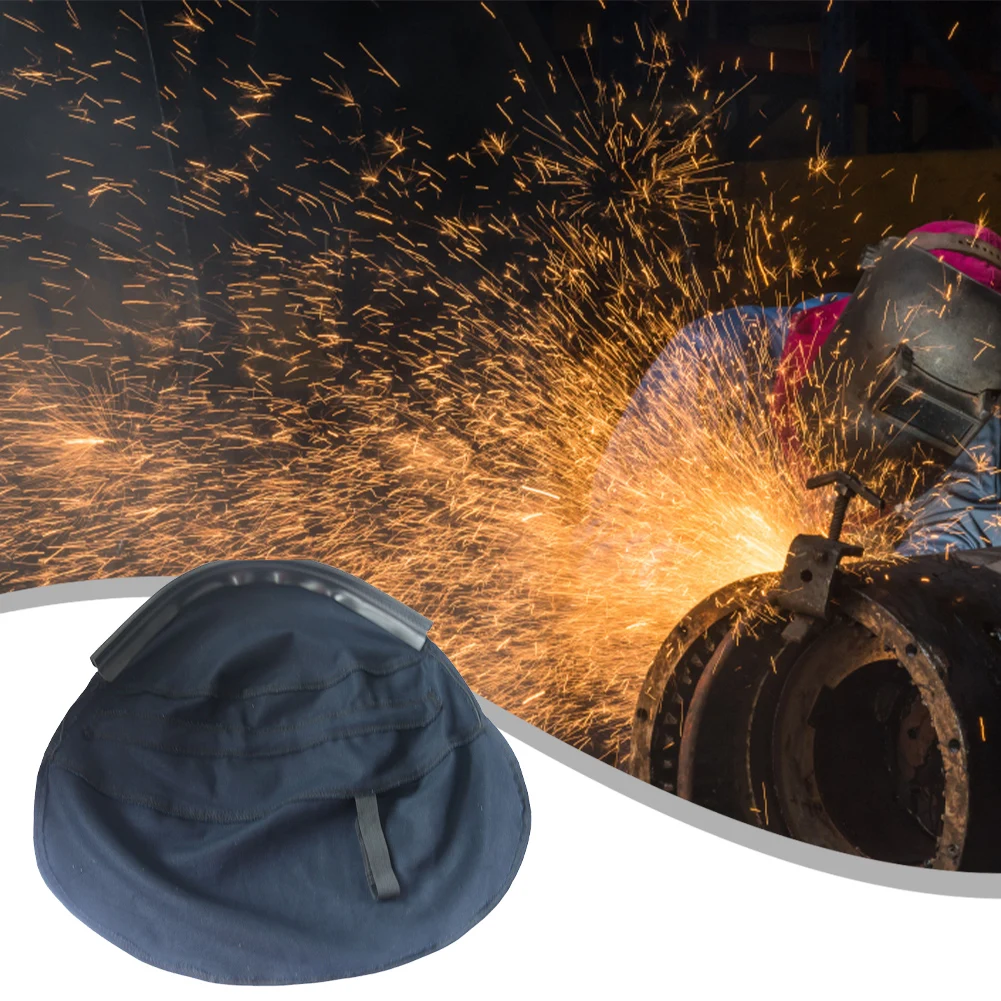 Helm las topi kepala bungkus Anti bakar, helm las, penutup ekstensi kepala, perlengkapan pelindung las Universal