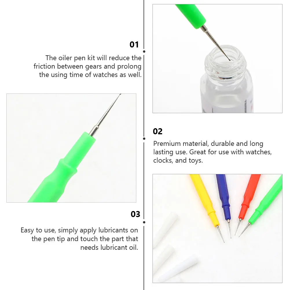 

2 Pcs Grease Pen Oil Lubricant Watch Making Tool Kit Repair Repairing Tools Kits