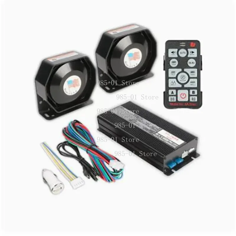 High-power wireless car megaphone speaker, 12V/24V compatible, 200W/400W/600W, HD horn for vehicle propaganda and siren use