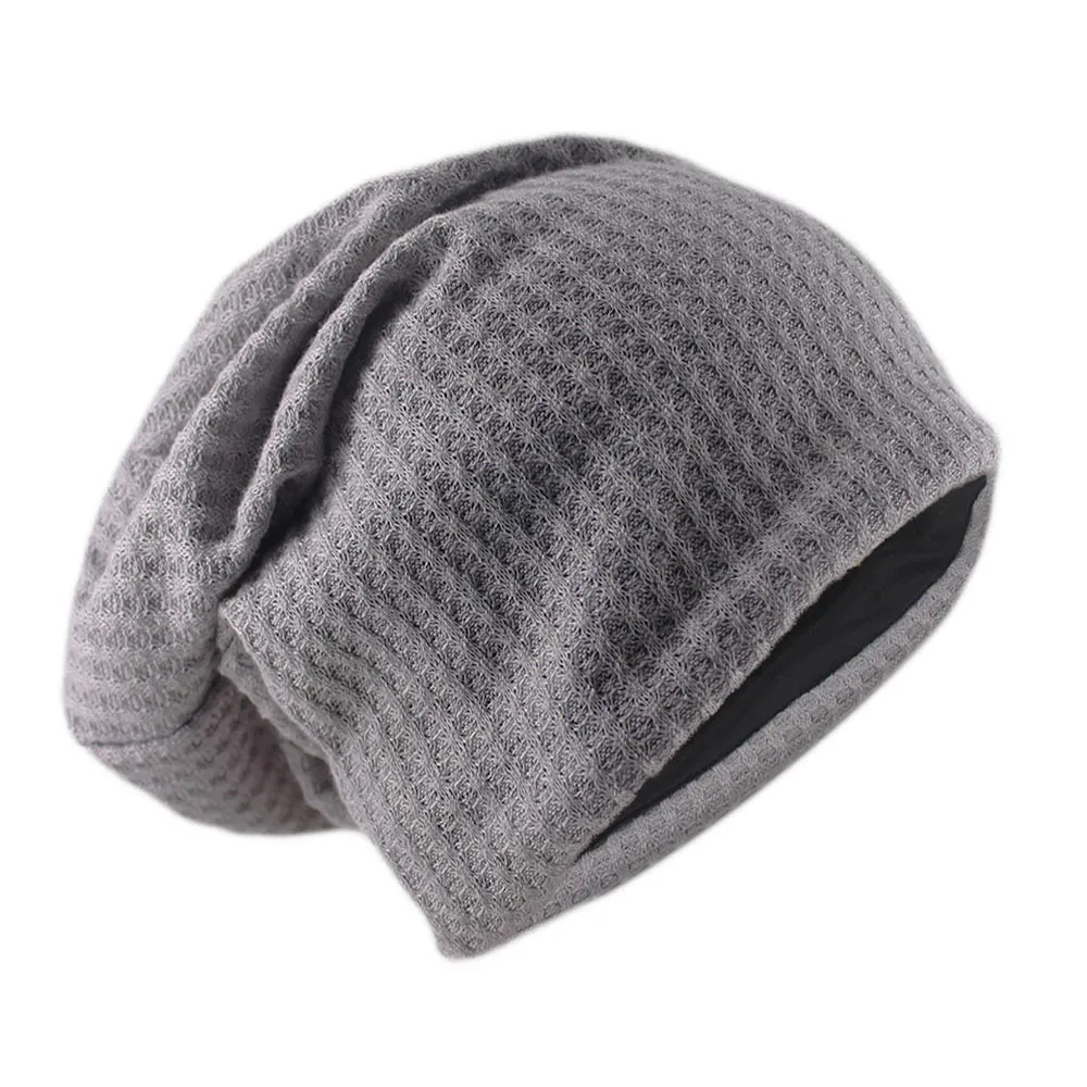 New Autumn Spring Adult Men Women Warm Skullies Beanies For Girls Soft Comfortable Outdoor Hats Sport Casual Bonnet Plaid Hats