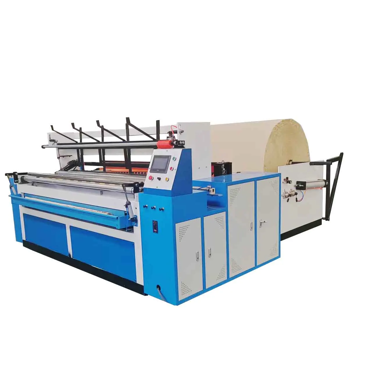 ティッシュ工場向けのパルプシート成形および巻き戻しプロセスを備えた全自動トイレットペーパー製造機