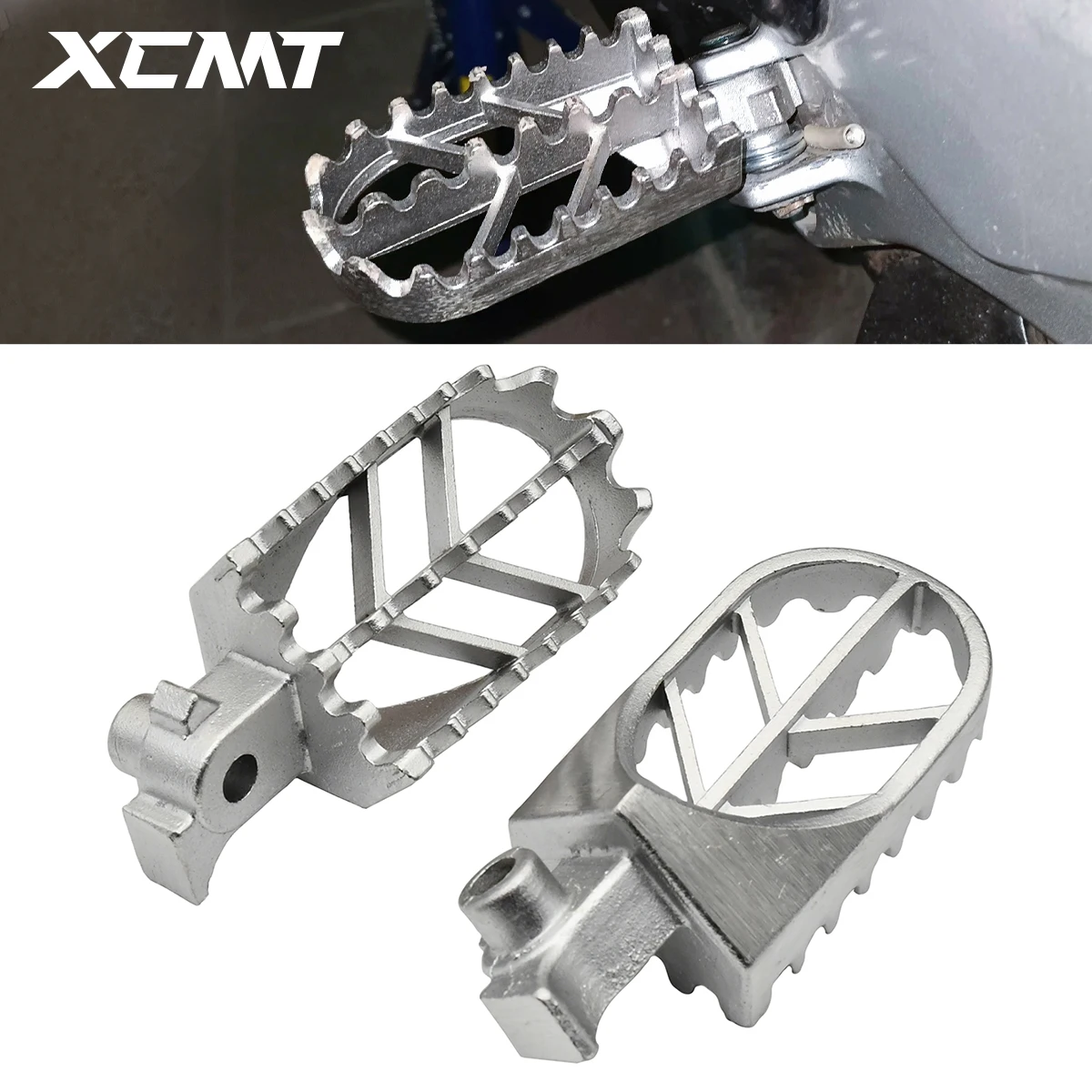 

Universal Motorcycle Stainless Steel Foot Rest Pegs Footpegs For Honda CRF50 XR50 XRF70 CRF70 CRF80 CRF100F CRF XR 50cc 70cc