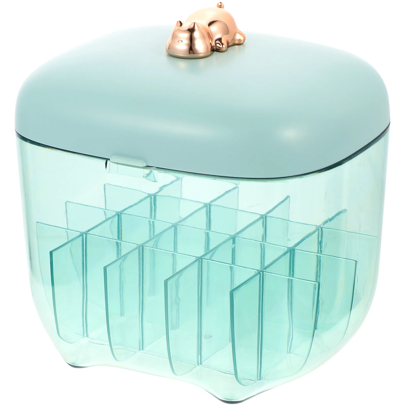 Organizer na szminki Przezroczysty Pojemnik Wielokomorowy Delikatny Stojak Kreatywne Pudełko Ekspozycyjne Dom Sypialnia Biurko Toaletka Przechowywanie