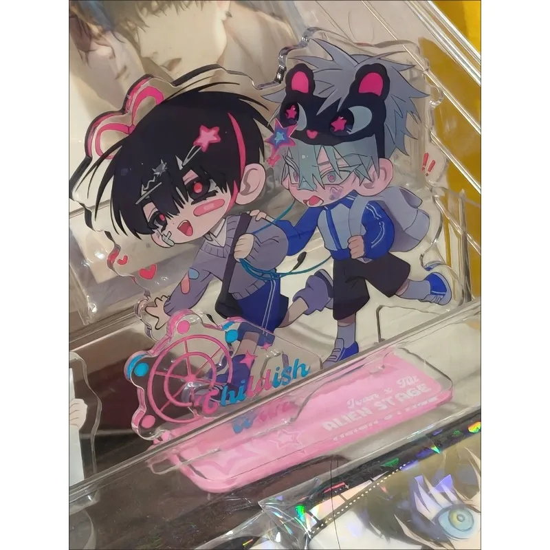 2025 الغريبة المرحلة التلفزيون أنيمي الاكريليك حامل الشكل عمل إيفان حتى الطرفية الشكل الاطفال نماذج لعبة الحلي هدية عيد ميلاد #5