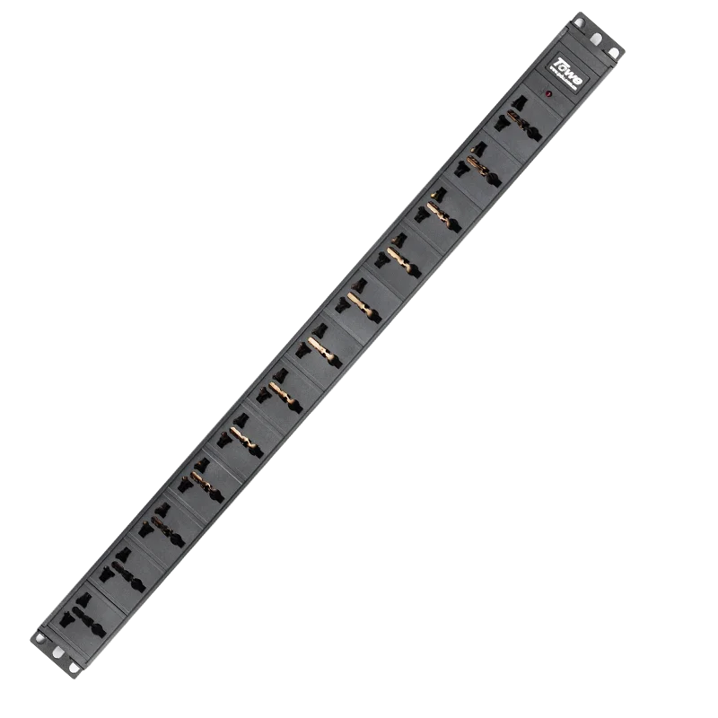 

8 Outlet Power Strip Surge Protector, Heavy Duty Industrial Metal Power Strip, Wall Mountable, Rackmount