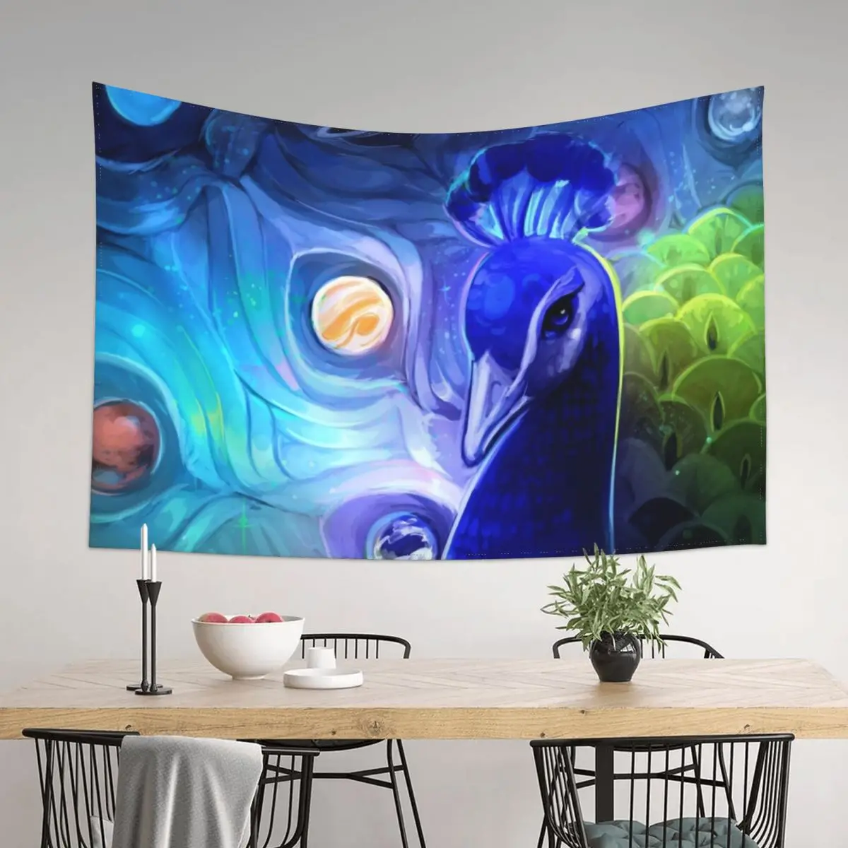 

the peacock way Tapestry Wall Decoration Items Wallpaper Aesthetic Room Decoration Tapestry