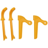 AS53-4Pcs Steady Jointers Table Saw Grip Push Stick Set Safety Block Woodworking Tool Push Stick Woodworking Wood Saw
