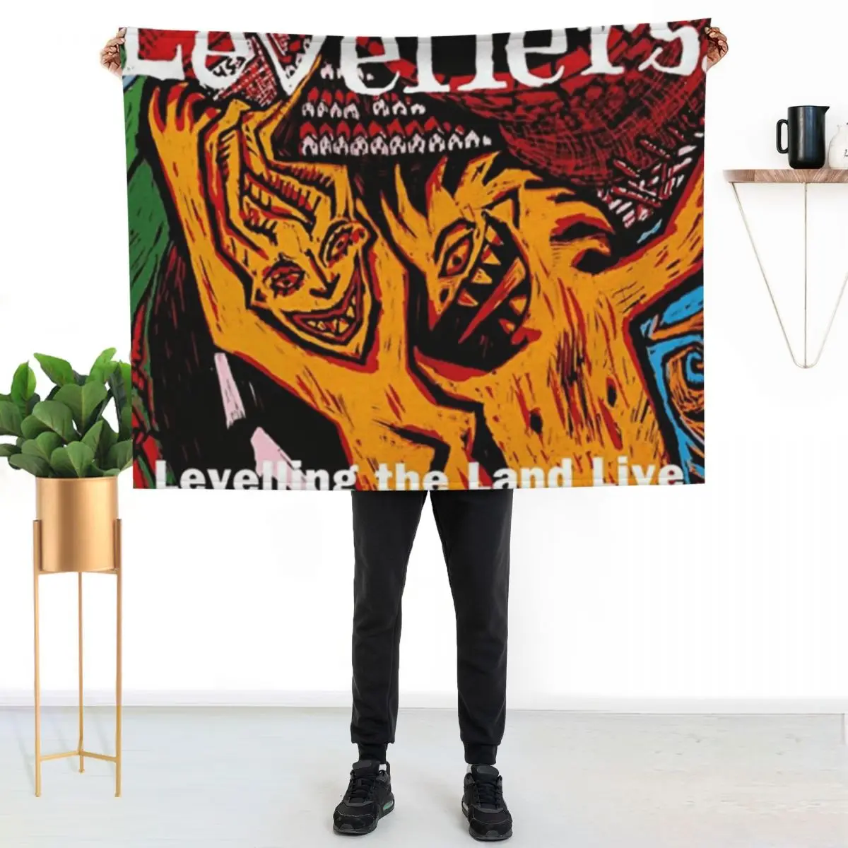 LEVELLERS MIREL 4 Throw Blanket Flannels Vintage Weighted sofa bed Decorative Sofas blankets and throws Blankets
