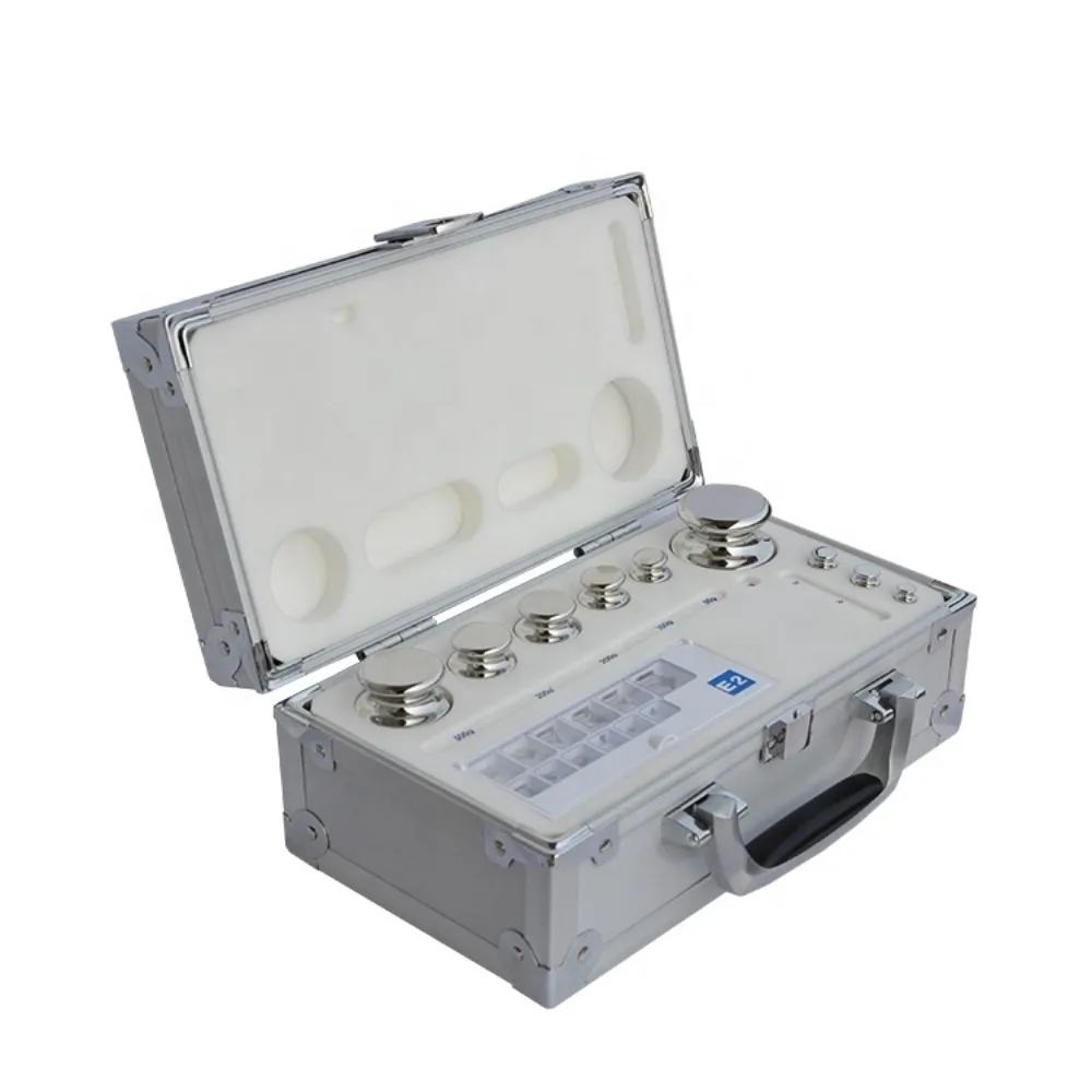 High Quality  M1 Class 1mg-1kg  304 Stainless Steel test Weight Calibration Weight Set Standard Weight Set