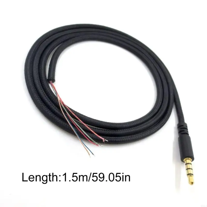 1.5m Headsets Cable with Reliability Performances for Gamers Repairing Part