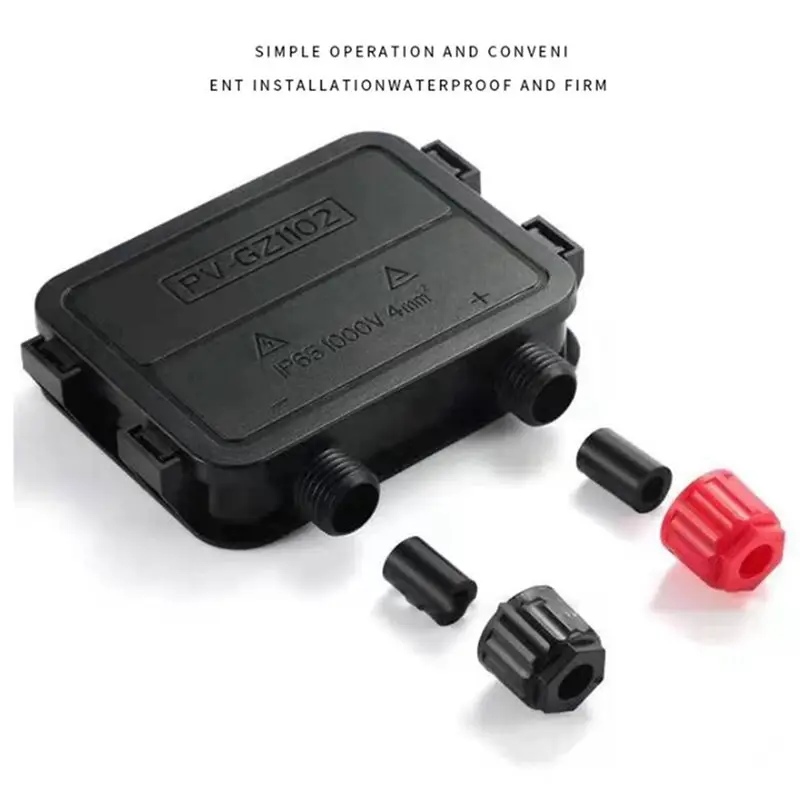 AB13-6X Photovoltaic Solar Panel Panel Junction Box 60-1500W Waterproof IP67 For Photovoltaic Solar System Connector