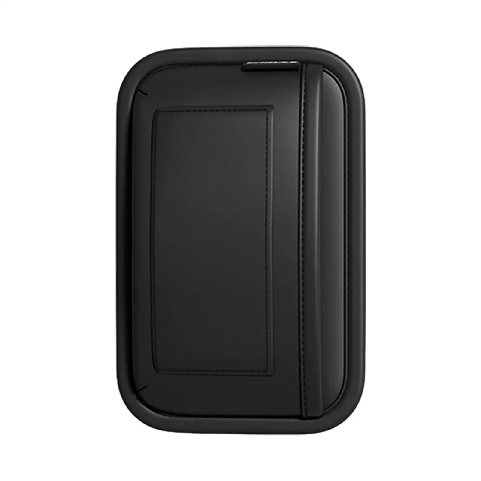 Organizador de bolsillo para asiento de coche, artículos esenciales negros para coche, fácil de instalar, bolsa colgante de almacenamiento Universal para asiento de coche, caja de almacenamiento para asiento de coche