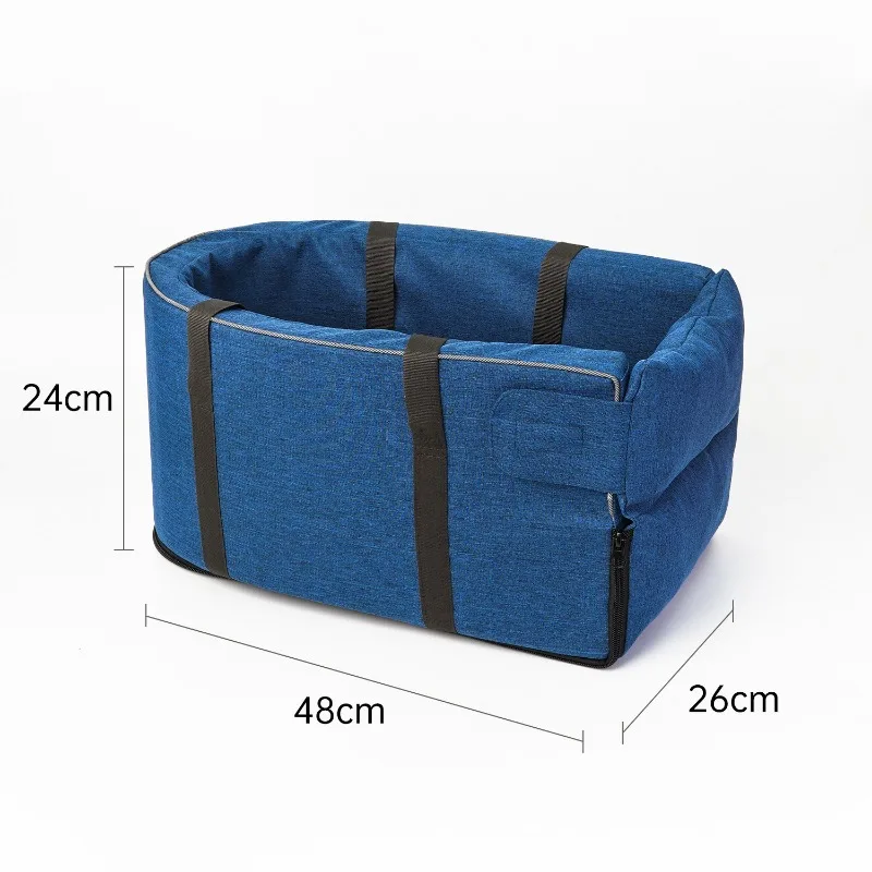 Dog Car Seat Bed Car Central Dog Car Seat Bed Portable Dog Carrier for Small Dogs Cats Safety Travel Bag Dog Accessories