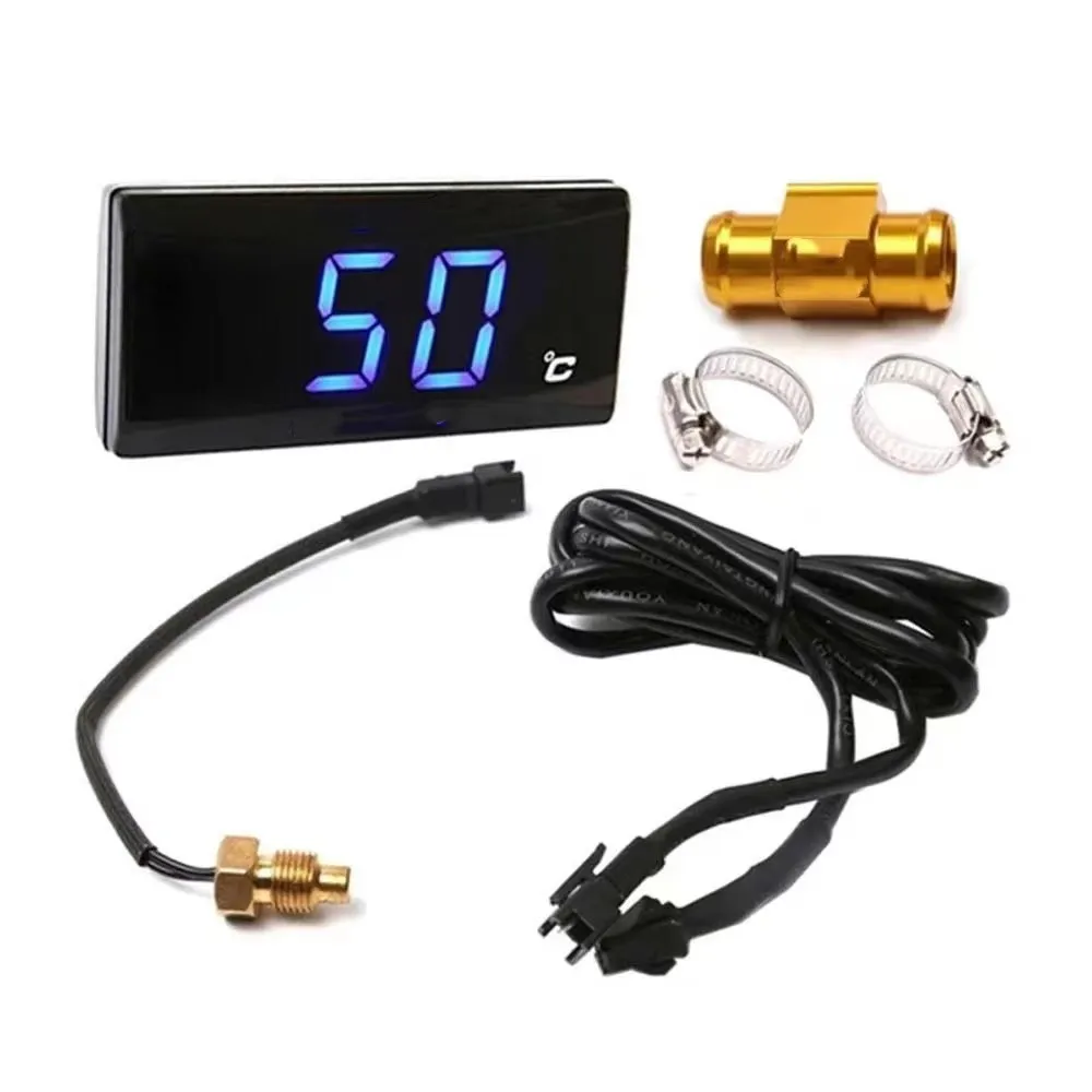 Meter Motorcycle Water Temperature Digital Hygrometer Thermometer Sensor