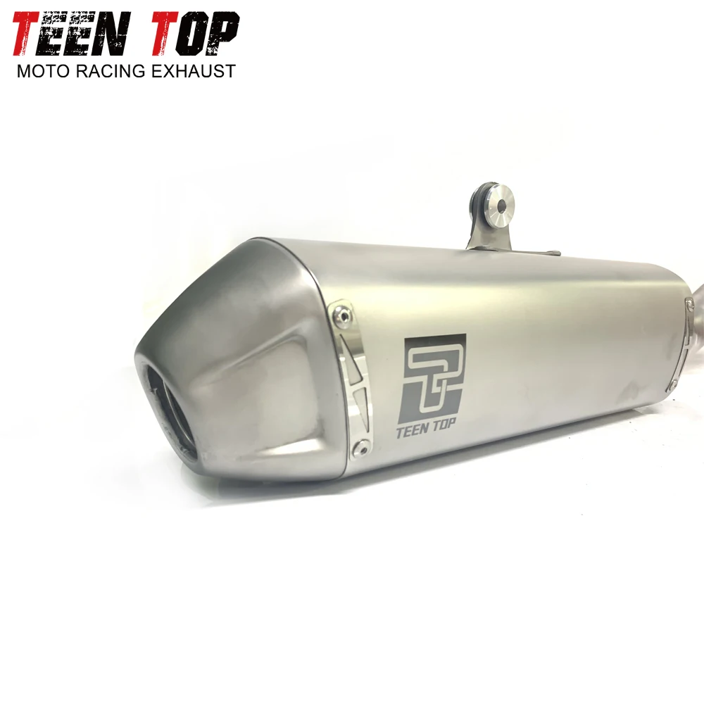 Motorcycle Stainless/Titanium Exhaust Full Systems For Kawasaki KXF/KX 250 2021-2024 Exhaust Header 45mm Slip on Exhaust