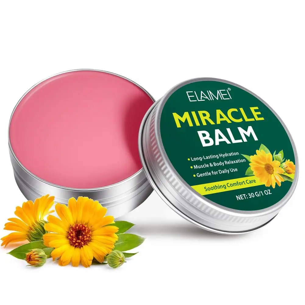 Massage Moisturizing Balm 30g Miracle Balm, Long-Lasting Hydrating Soothing Body Balm for Muscle Relaxation view 5