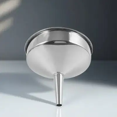 

Extra Thick Stainless Steel Large Wide Mouth Heavy Duty Automotive Fuel Reusable Oil Industrial Liquid Transfer Canning Fluid