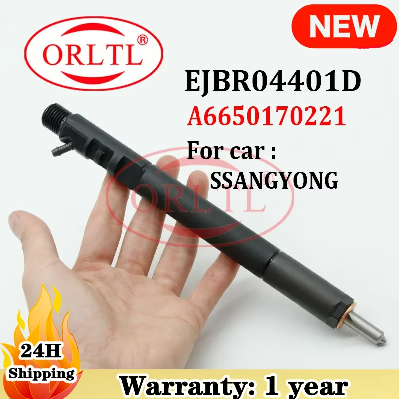 EJBR04401D New Diesel Injecor A6650170221 Nozzle 6650170221 EJBR04401Z FOR SSANGYONG Kyron Rexton Rodius Stavic Euro4