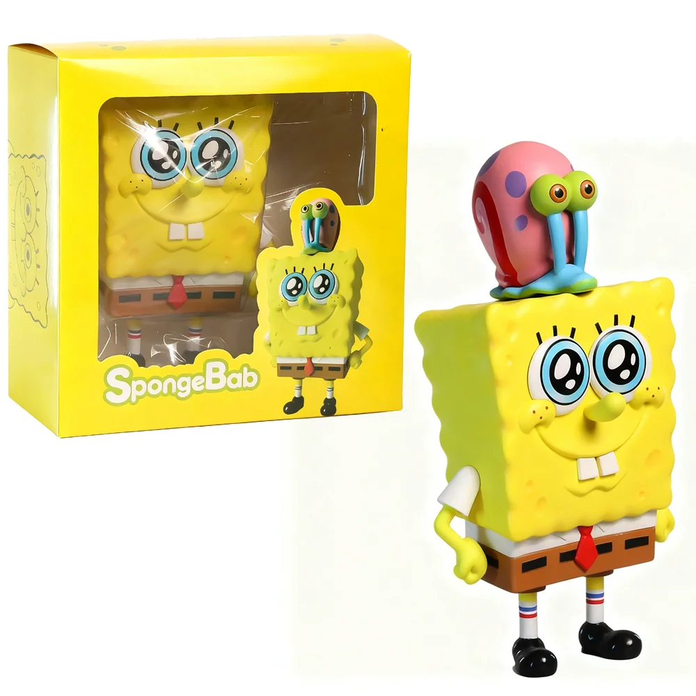 Haute qualité 1926 Bob l'éponge SquarePants Patrick Star crème glacée état dessin animé Figure chambre décor figurine modèle jouets cadeau pour