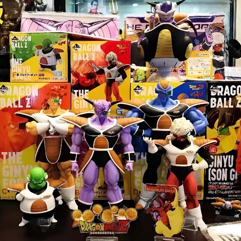 Bandai Original Ichiban Kuji Anime Dragon Ball Z Ginyu Force Goku Ginyu Jeice Burter Recoom Guldo Figure Collectible Model Gifts