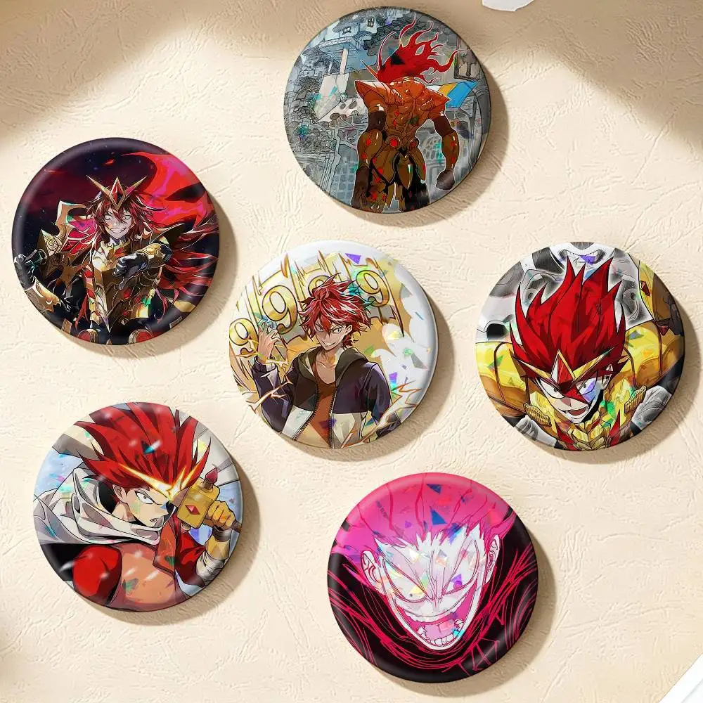 Hardcore Leveling Warrior  75mm 44mm 25mm Brooch Backpack Hat Pins Accessories Toys Badge