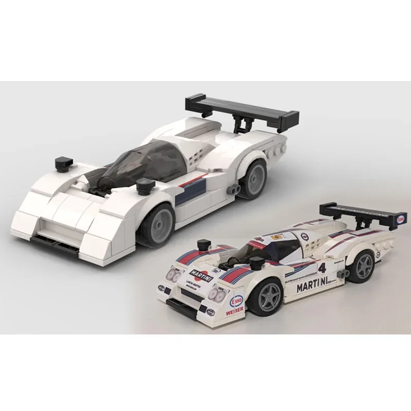 MOC-210849 صغيرة كلاسيكية السوبر سباق السيارات بنة نموذج 291 PartsMOC الإبداعية الصبي الاطفال عيد ميلاد بناء الالعاب العملاقة هدية