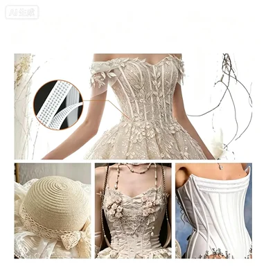 Polyester Fishbone Shaping Corset Reinforcement Strips For Lingerie Bridal Gown DIY Handcraft Sewing Household Supplies